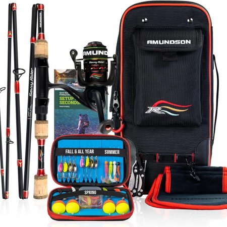 Amundson Savvy Rider Backpacker All-in-One Fishing Combo